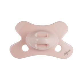 Difrax Dental Pacifier Pure ортодонтична залъгалка за бебе 0-6 м - Blossom