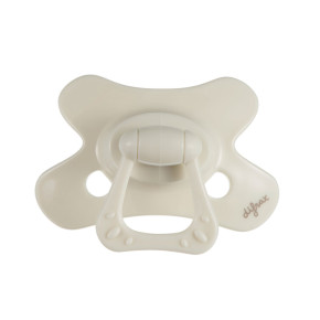 Difrax Dental Pacifier Pure ортодонтична залъгалка за бебе 12-20 м - Popcorn