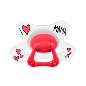 Difrax Natural залъгалак 6+ м- I Love Mama 