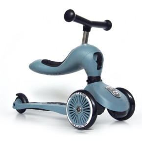 Scoot and Ride Тротинетка 2 в 1 Highwaykick 1 Steel