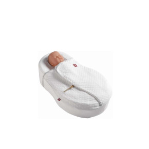 Red Castle Cocoonacover памучно одеяло за CocoonaBaby Nest TOG 0.5 - White