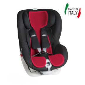 AirCuddle COOL SEAT подложка против изпотяване за столче за кола от група 1 - Red