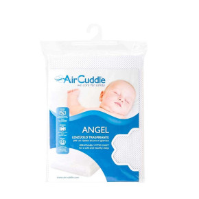 AirCuddle ANGEL микро перфориран долен чаршаф - 50/90 см