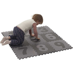 BabyDan Мек килим пъзел за игра с цифри