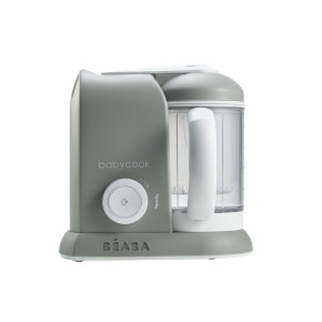 уред за приготяне на бебешка храна 4 в 1 BEABA Solo Grey
