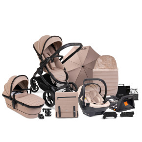 Бебешка количка iCandy Peach 7 Complete Bundle - Black-Cookie и стол за кола Cocoon с ISOFix база Бебешка количка iCandy Peach 7 Complete Bundle - Black-Cookie и стол за кола Cocoon с ISOFix база