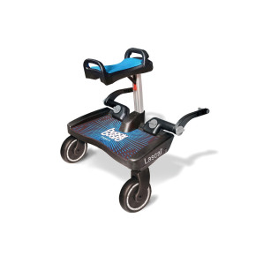 Lascal Buggy Board Maxi with Saddle Универсална Степенка за второ дете Макси със седалка - Син/Син 0