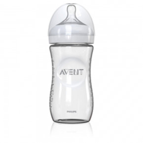 Philips AVENT шише за хранене Natural 240ml - СТЪКЛЕНО