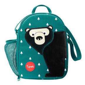 3 Sprouts Lunch Bag чанта за обяд-Bear