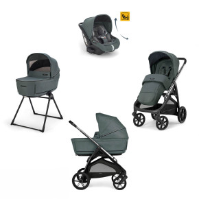 Детска количка 4 в 1 Inglesina Aptica System Quattro Darwin Infant Recline - Emerald Green