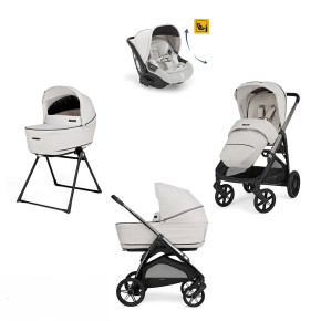 Бебешка количка 4 в 1 Inglesina System Quattro Aptica Darwin Infant Recline - Opal Ivory / Litio Black 