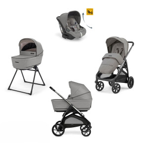 Детска количка 4 в 1 Inglesina Aptica System Quattro Darwin Infant Recline - Platinium Grey / Litio Black Детска количка 4 в 1 Inglesina Aptica System Quattro Darwin Infant Recline - Platinium Grey / Litio Black