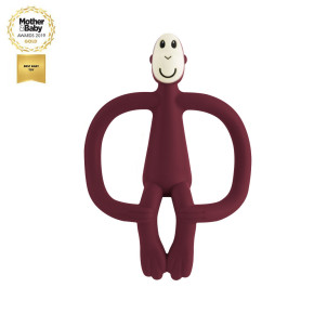 Matchstick Monkey Original Monkey Teething Toy чесалка с апликатор - Claret 
