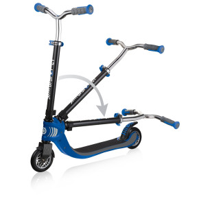 Globber Flow Foldable 125 сгъваема тротинетка - Navy Blue
