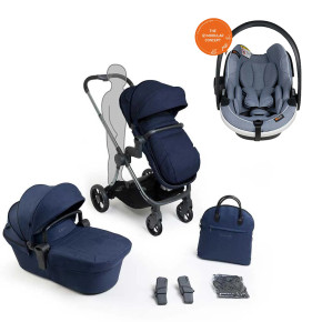 Бебешка количка 2 в 1 iCandy Lime Lifestyle Phantom Navy + столче за кола BeSafe iZi Go Modular X1 i-Size Бебешка количка 2 в 1 iCandy Lime Lifestyle Phantom Navy + столче за кола BeSafe iZi Go Modular X1 i-Size
