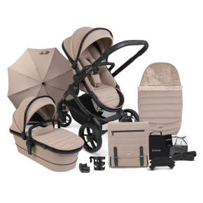Бебешка количка iCandy Peach 7 Complete Bundle - Black-Cookie Бебешка количка iCandy Peach 7 Complete Bundle - Black-Cookie