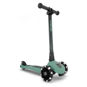 Scoot and Ride HIGHWAYKICK 3 LED сгъваема тротинетка със светещи колела - Forest
