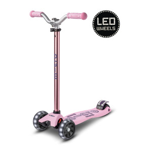 Детска Тротинетка Maxi Micro Deluxe Pro LED - Rose