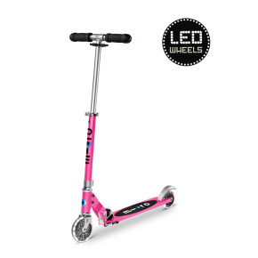 Детска Тротинетка Micro Sprite LED - Pink