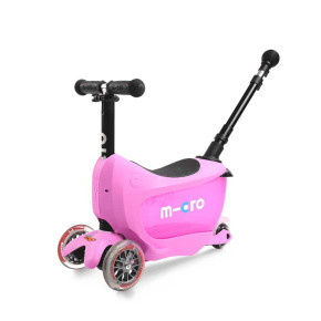 Micro Mini2go Deluxe Plus тротинетка - Pink 1