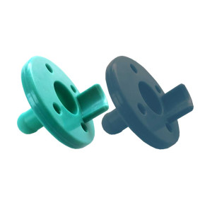 silikonovi-zalygalki-Minikoioi-Basics-Soother - Aqua-Green/Deep Blue
