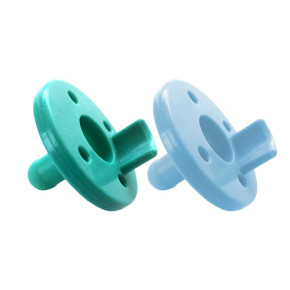 silikonovi-zalygalki-Minikoioi-Basics-Soother - Aqua-Green/Mineral Blue