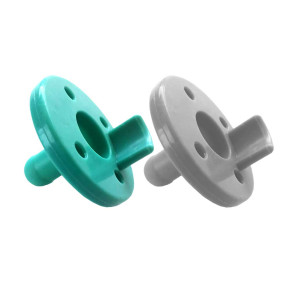 silikonovi-zalygalki-Minikoioi-Basics-Soother - Aqua-Green/Powder Grey