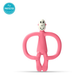 Matchstick Monkey Monkey Teether чесалка с апликатор - Pink