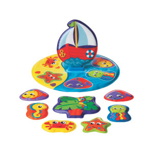 Playgro плаващ пъзел за баня Floaty Boat Path Puzzle