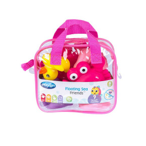 Playgro Животни за баня (7 бр./оп.) - момиче