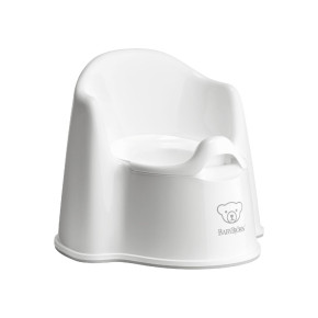 BabyBjörn Potty Chair детско гърне с облегалка - White/Grey