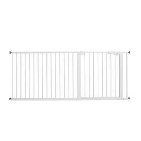 BabyDan Premier Pressure - Extra Wide обезопасителна преграда - White 183 см