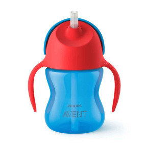бебешка чаша със сламка - Philips AVENT Stral cup Bendy SCF796/01
