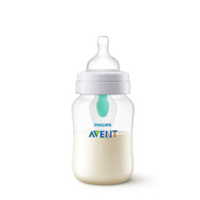 Philips AVENT Anti-Colic AirFree бебешко шише за хранене 260 мл, 1 м+