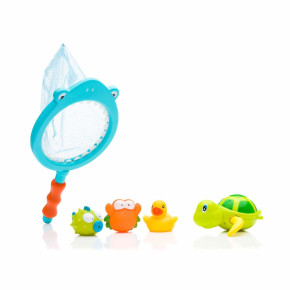 Fillikid Bath Animals играчки за баня с кепче и 4 играчки