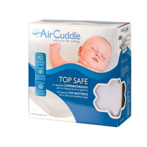 AirCuddle TOP SAFE, непромокаем протектор за матрак с дишаща 3D структура - 30/70 см