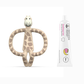 Matchstick Monkey Animal Teether чесалка с апликатор и гел за никнещи зъбки -Giraffe Gigi 