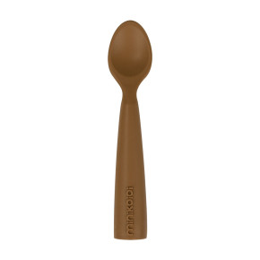 Minikoioi Scooper силиконова лъжица - Woody Brown