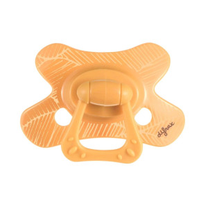 Difrax Pacifier Natural бебешка залъгалка 12+ м. - Apricot Veins