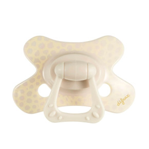 Difrax Pacifier Natural бебешка залъгалка 12+ м. - Popcorn Foam