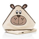 Fillikid бебешка хавлия с качулка (75x75 см) - Bear