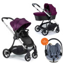 Бебешка количка 2 в 1 iCandy Lime Mulberry + столче за кола BeSafe iZi Go Modular X1 i-Size