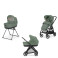 Бебешка количка 2 в 1 Inglesina System Duo Electa - Murray Green/Total Black