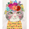 Детски килим Hueppi Animal Friends - Librarian Kitty