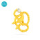 Matchstick Monkey Mini Monkey Teether чесалка с апликатор - Yellow