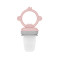 Minikoioi Pulps силиконова залъгалка за плодове и зеленчуци - Pinky Pink/Powder Grey