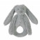 Happy Horse плюшена играчка зайчето Richie - дрънкалка (18 см) - Grey